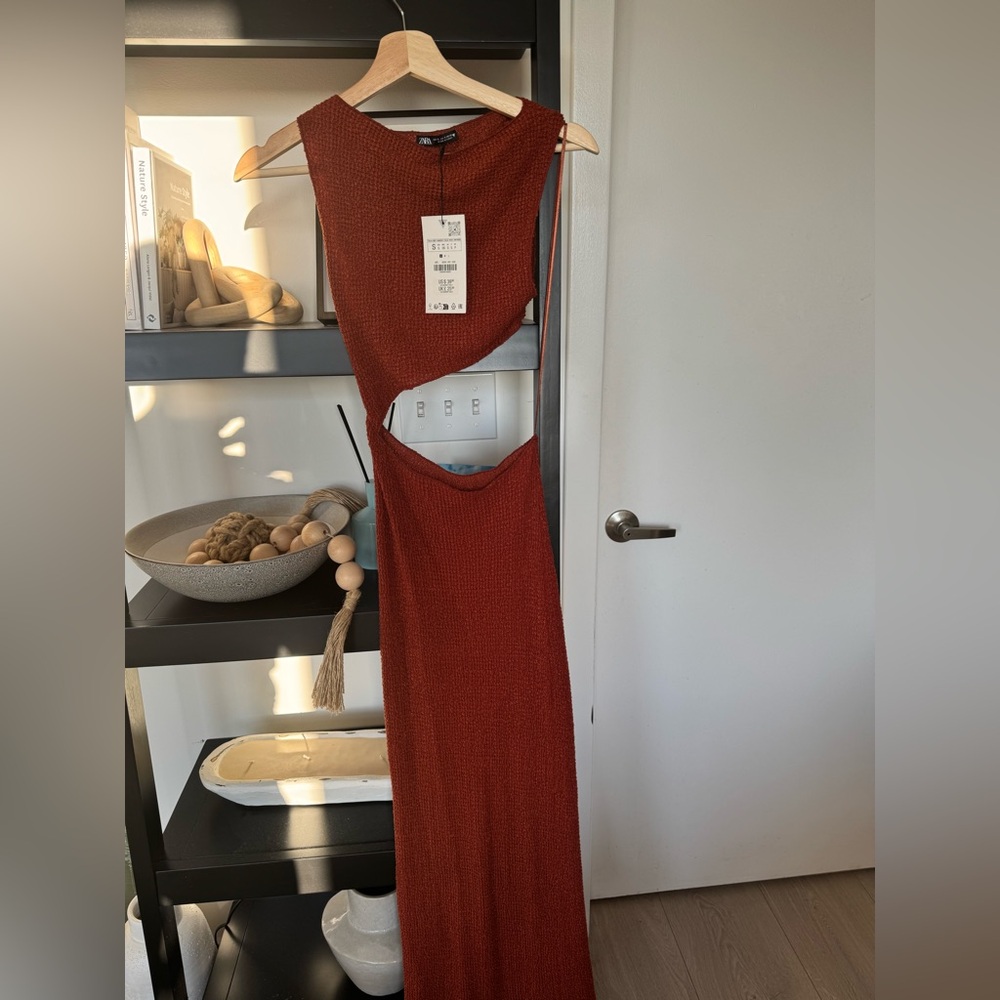 Zara Rust Maxi Dress